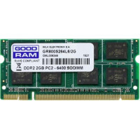 Модуль пам'яті для ноутбука SoDIMM DDR2 2GB 800 MHz Goodram (GR800S264L6/2G)