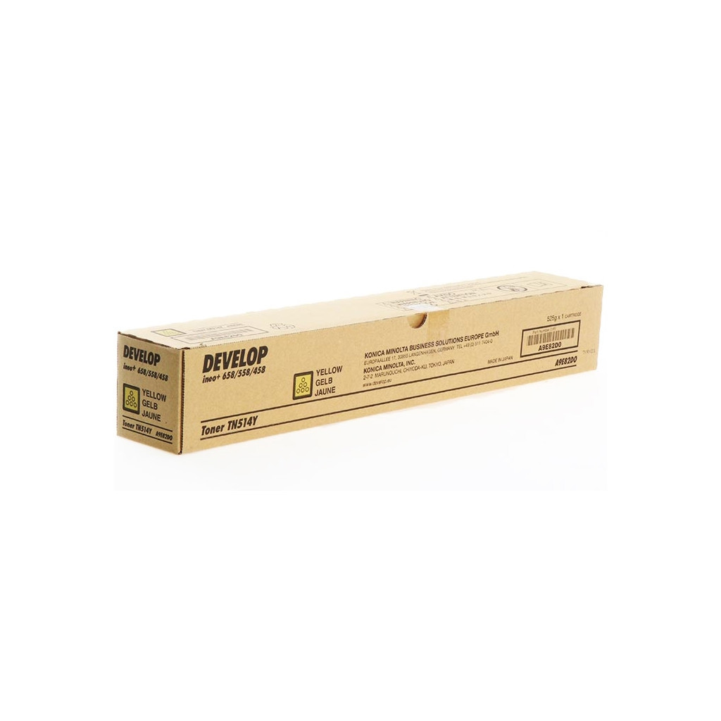 Тонер-картридж Develop TN-514Y yellow, для ineo+ 658 558 458 (A9E82D0)