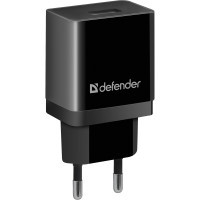 Зарядний пристрій Defender UPС-13 1xUSB, 5V/2.1А, кабель Type-C (83559)