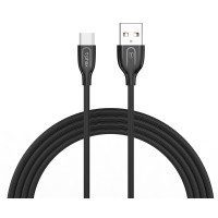 Дата кабель USB 2.0 AM to Type-C 1.0m Mini T-C807 Black T-Phox (T-C807 Black)