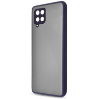 Чохол до мобільного телефона MakeFuture Samsung A12 Frame (Matte PC+TPU) Blue (MCMF-SA12BL)