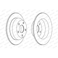 Brake disc FERODO DDF1553C