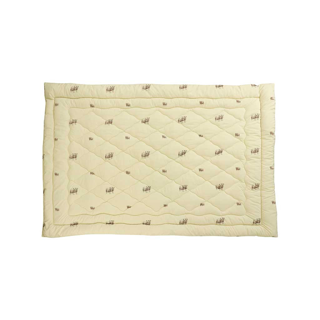 Ковдра Руно Вовняна Комфорт плюс Sheep в мікрофібрі 200х220 см (322.52ШК+У_Sheep)