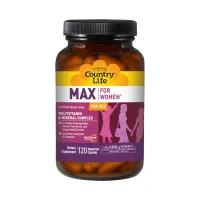 Multivitamin Country Life Multivitamins and Minerals for Women without Iron, Max for Wo (CLF-08124)