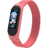 Ремінець до фітнес браслета Armorstandart Braided Solo Loop для Xiaomi Mi Band 4/5/6 Pink size M (ARM58767)