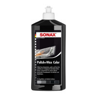 Автополіроль Sonax з воском кольоровий чорний (250мл) NanoPro (296141)