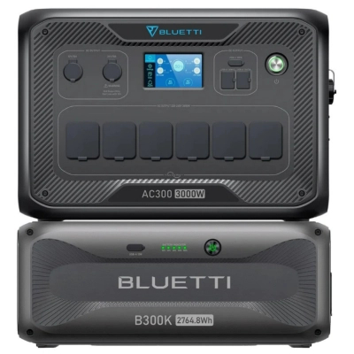 Зарядна станція BLUETTI PowerOak AC300 3000W + B300K 2764.8Wh (AC300+B300K)