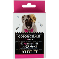Крейда Kite кольорова Jumbo Dogs, 12 шт (K22-075)