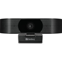 Веб-камера Sandberg Webcam Pro Elite 4K UHD (IMX258) Autofocus USB-A/USB-C Black (134-28)