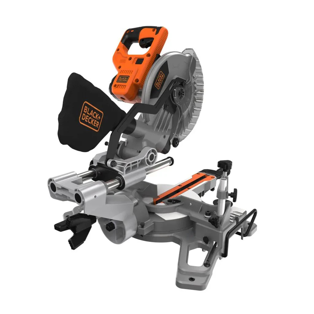 Торцювальна пила Black&Decker 1500 Вт, диск 216х30 мм, 4700 об/хв, XPS, вага 15 кг (BES701) Торцювальна пила Black&Decker 1500 Вт, диск 216х30 мм, 4700 об/хв, XPS, вага 15 кг (BES701)