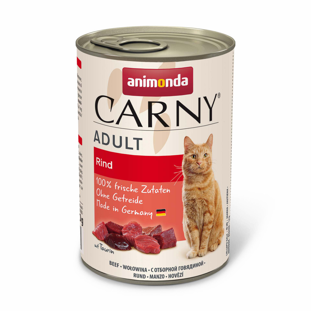 Консерви для котів Animonda Carny Adult Beef 400 г (4017721837231)