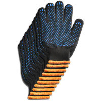 Protective gloves Stark Black 6 threads 10 pcs (510861101.10)