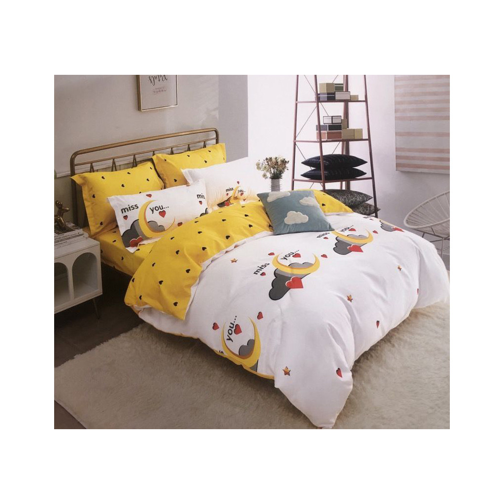 Постільна білизна ШЕМ Royal Satin місяць полуторний 150 х 215 (1,5 RS_місяць)