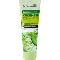 Face mask Dr. Sante Cucumber Balance Control Scrub Mask 75 ml (4823015917424)