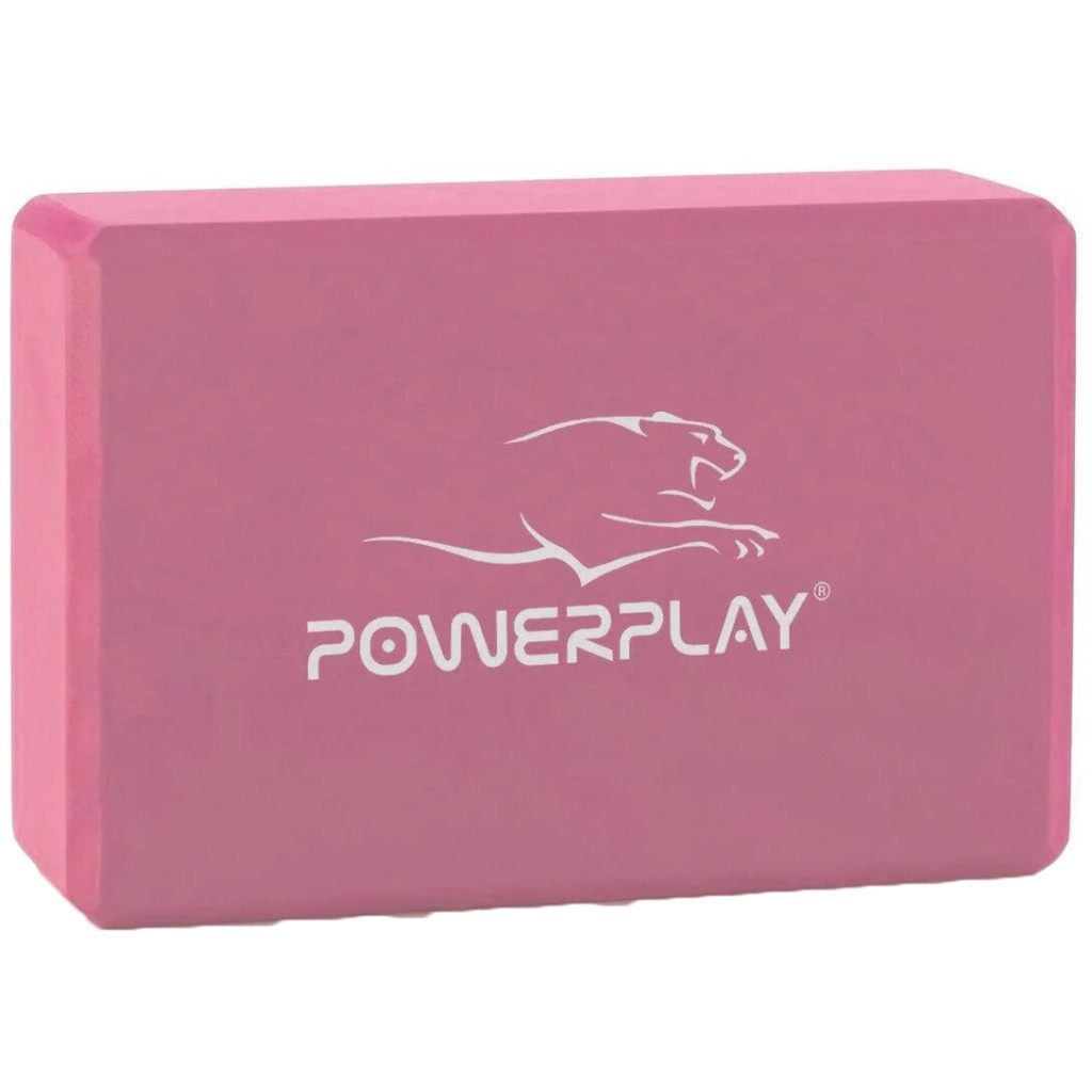 Блок для йоги PowerPlay 4006 Yoga Brick Рожевий (PP_4006_Pink_Yoga_Brick)