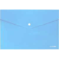 Folder - envelope Economix A4 180 μm, opaque, pastel blue (E31301-82)