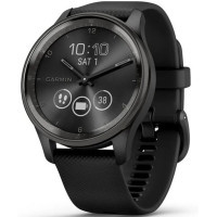 Смарт-годинник Garmin vivomove Trend, Black, Silicone, GPS (010-02665-00)