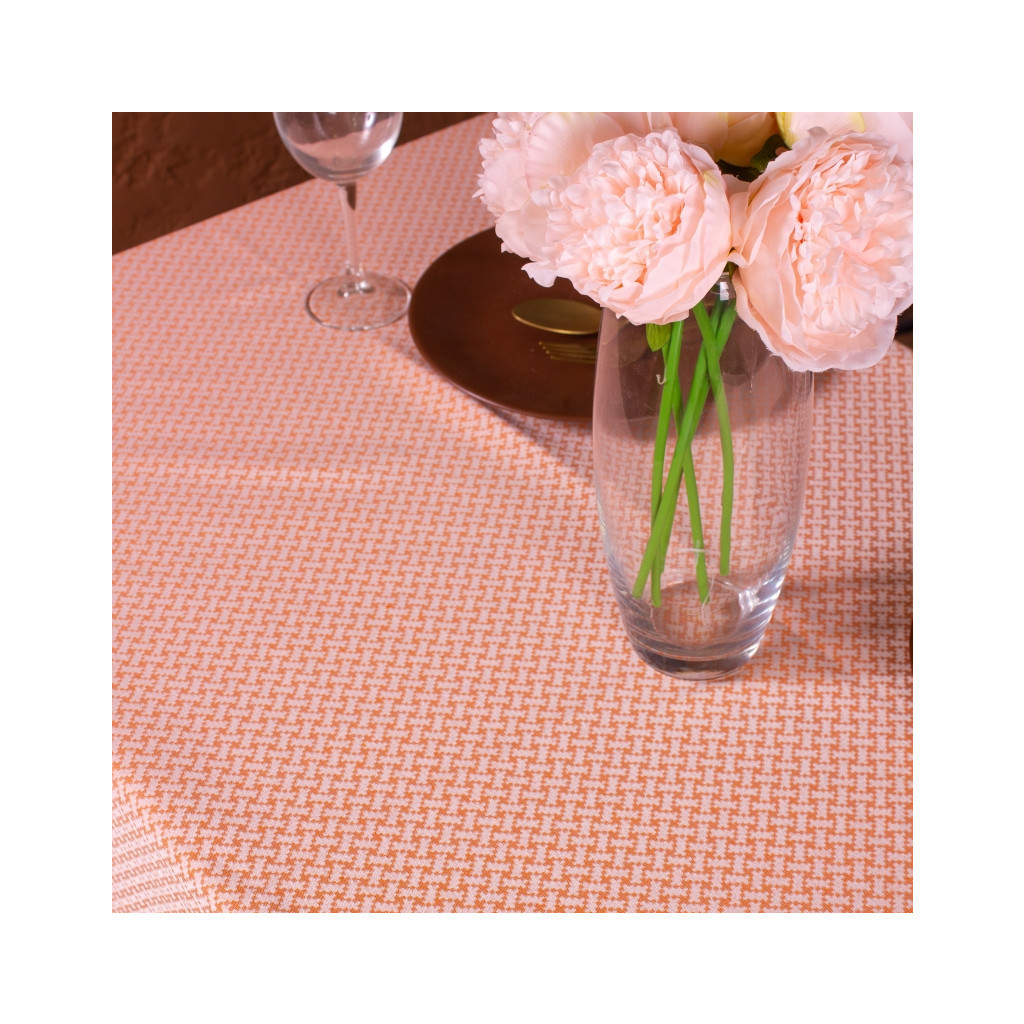 Скатертина MirSon Жакард №302 Jacquard Orange 170x280 см (2200006739265)