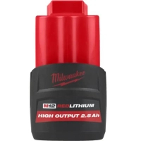 Milwaukee Li-Ion M12 HB2.5 power tool battery (4932480164)