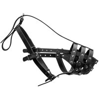 Muzzle for dogs Collar hard (Doberman, small shepherd, Dalmatian, small setter) black (05971)