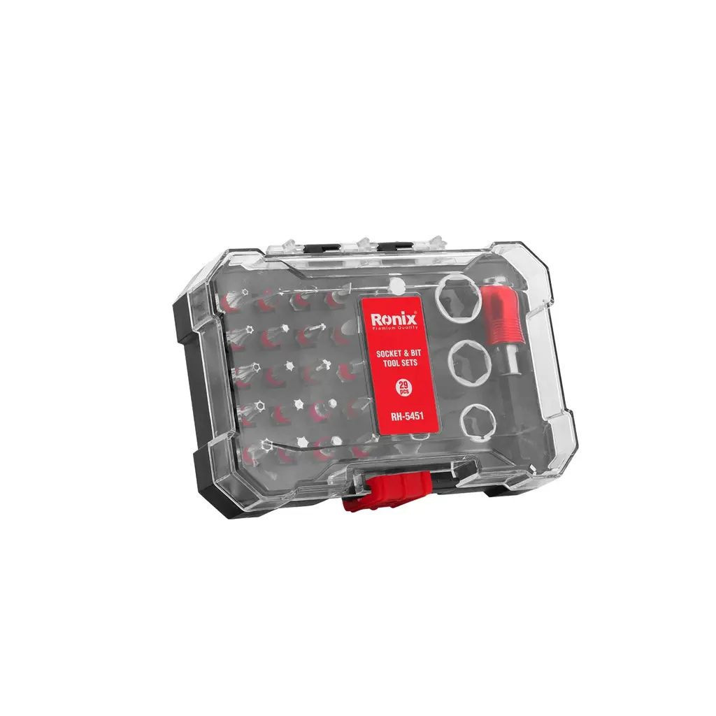 Набір інструментів Ronix головок і біт, 28 шт. (RH-5451) Набір інструментів Ronix головок і біт, 28 шт. (RH-5451)
