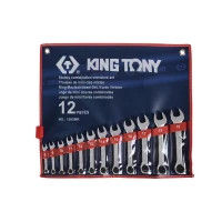 Key KING TONY combined shortened 12 pcs., 8-19 mm (1282MR)