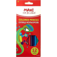 Maxi Africa plastic colored pencils, 12 colors (MX11530)