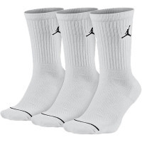 Шкарпетки Nike U ED CUSH POLY CREW 3PR 144 DX9632-100 38-42 3 пари Білий (196152693877)