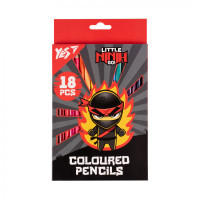 Colored pencils Yes 18 pcs Ninja red gray (290737)