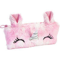 Cool For School pencil case plush 1 compartment pink (CF87068)