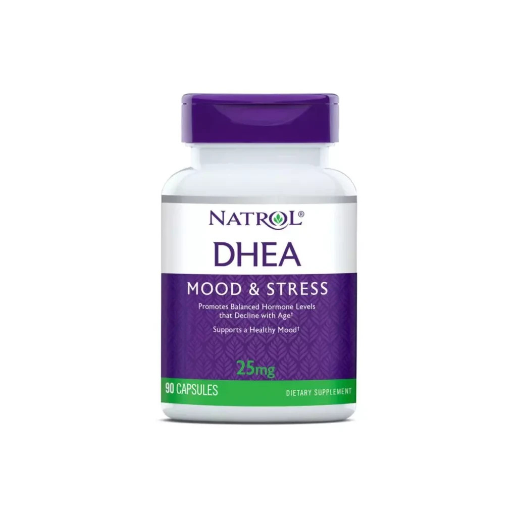 Вітамінно-мінеральний комплекс Natrol Дегидроэпиандростерон, 25 мг, DHEA, 90 капсул (NTL00590)