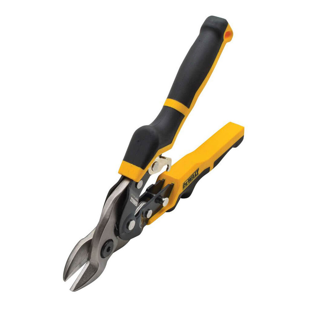 Ножиці по металу DeWALT BULLNOSE ERGO Aviation прямі з короткими губками L=235 мм (DWHT14694-0)