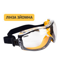 DeWALT Concealer Safety Goggles with XtraClear Coating, Clear, Polycarbonate (DPG82-11D)