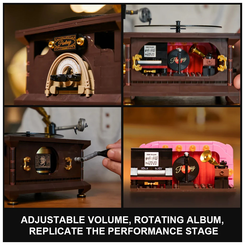 Конструктор Pantasy Original - Retro Ретро-грамофон (85009)