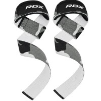 Wrist straps RDX W1 Gym Single Strap Camo Gray Plus (WAN-W1CG+)