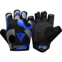 Gloves for fitness RDX F6 Sublimation Blue M (WGS-F6U-M)