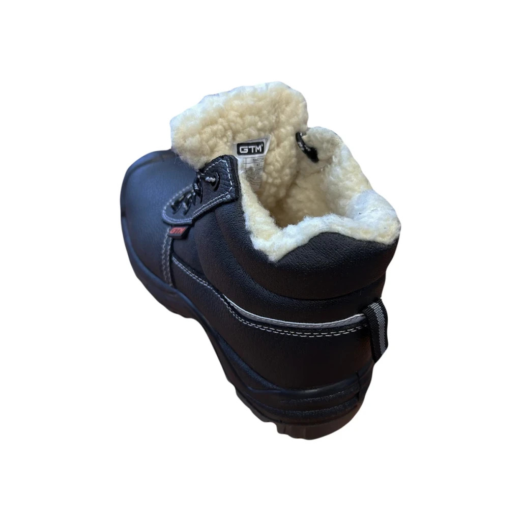 Чоботи робочі GTM утеплені р.45 з композ.носком на шнурках S3 SRC Comfort (SM-071W-45)