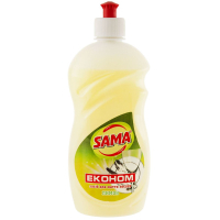 Manual dishwashing liquid Sama Lemon 500 g (4820270630044)