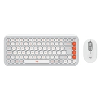 Комплект Logitech POP Icon Combo Bluetooth UA Off-White (920-013141)