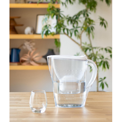 Фільтр-глечик Brita Marella XL Memo MXPro 3.5л (2л води) з фільтр-картриджем, білий (1052780)