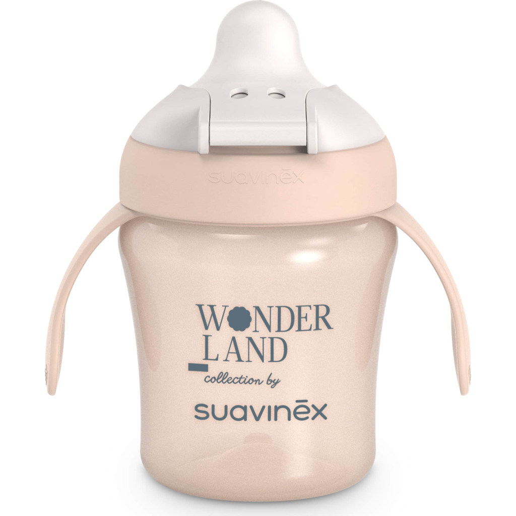 Поїльник-непроливайка Suavinex Wonderland чашка з носиком, 200 мл,+6 міс рожева (402788)