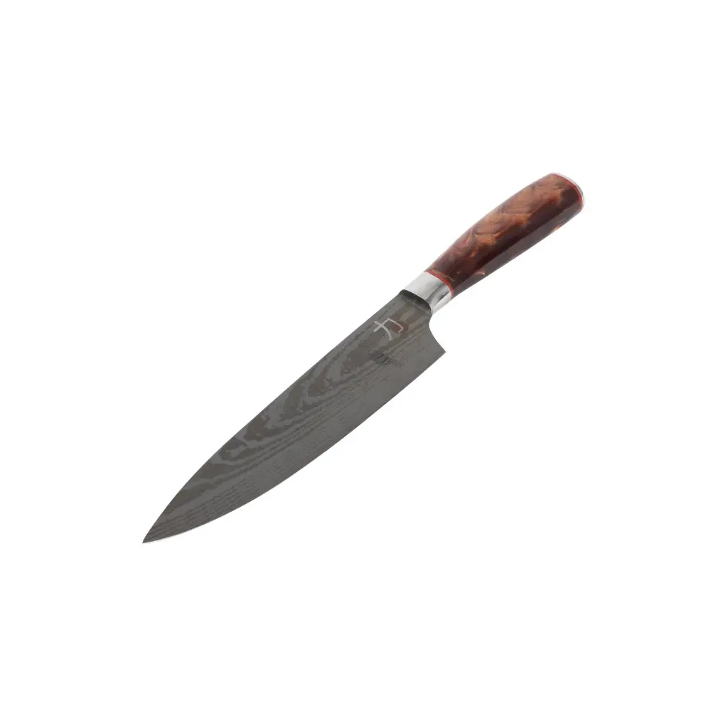 Кухонний ніж MasterPro Tetsu, 20 см, коричневий (BGMP-4126-BR) Кухонний ніж MasterPro Tetsu, 20 см, коричневий (BGMP-4126-BR)