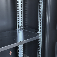 Шафа настінна GEAR 12U 19'' 600x600x650 мм, + полка 19", black (GWMSN-12U-600-600)