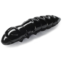 Силікон рибальський FishUP Pupa 1.5" 101 - Black, cheese taste (8шт/уп) (1864.03.54)