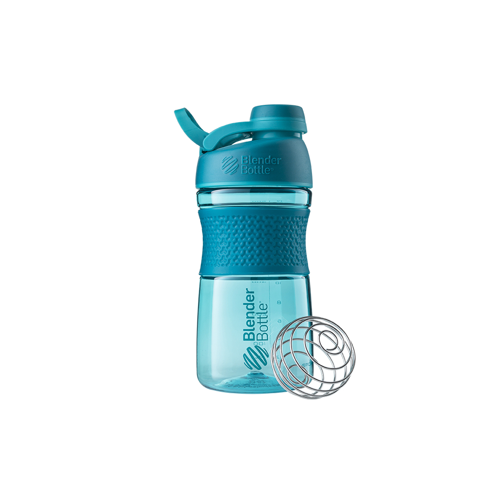 Шейкер спортивний BlenderBottle SportMixer Twist 20oz/590ml Teal (Twist 20oz Teal)