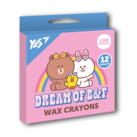 Colored pencils Yes Line Friends wax 12 pcs (590141)