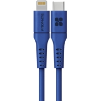 Дата кабель USB-C to Lightning 3.0m 3A Promate (powerlink-300.blue)