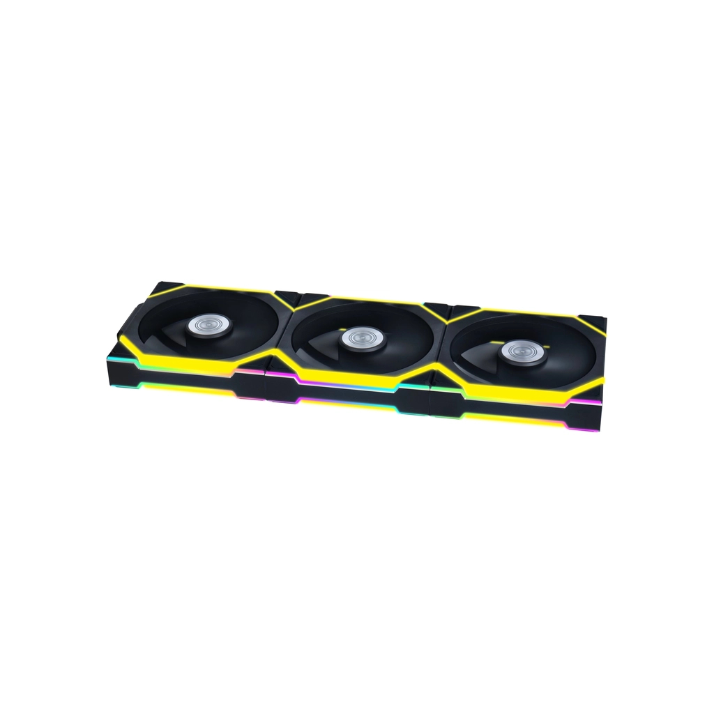 Кулер до корпусу Lian Li Uni Fan SL WIRELESS 120-3, Black (G99.12SL1W3B.00) Кулер до корпусу Lian Li Uni Fan SL WIRELESS 120-3, Black (G99.12SL1W3B.00)