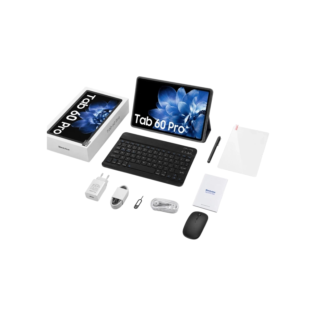 Планшет Blackview Tab 60 Pro SET 10.1'' 8/128GB LTE Sunny Sky Blue Клавіатура, Миш, Стилус, чохол, навушники, скло (6931548322504)