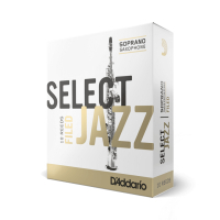 D'Addario Select Jazz Sax Reed - Soprano Sax 4M - 10 Pack (RSF10SSX4M)
